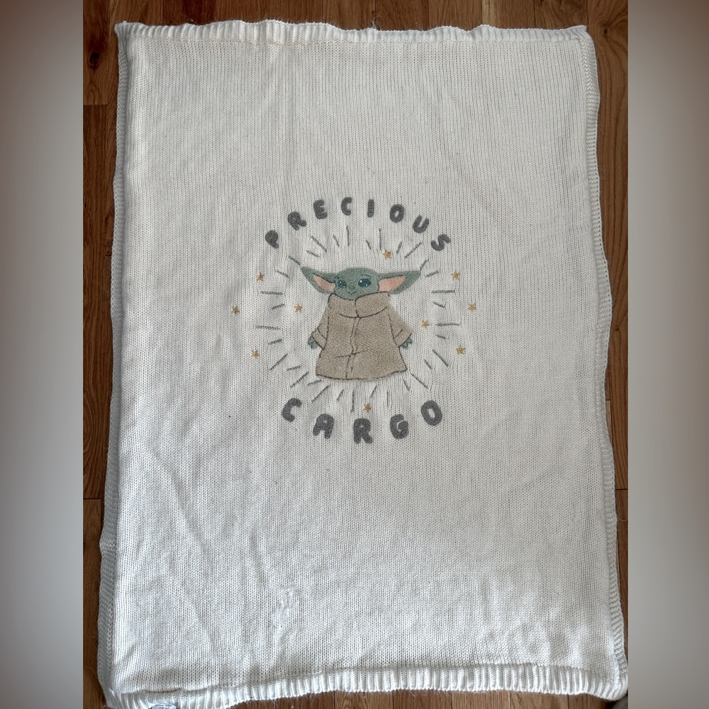 Star Wars x Pottery Barn Kids Grogu heirloom baby blanket
